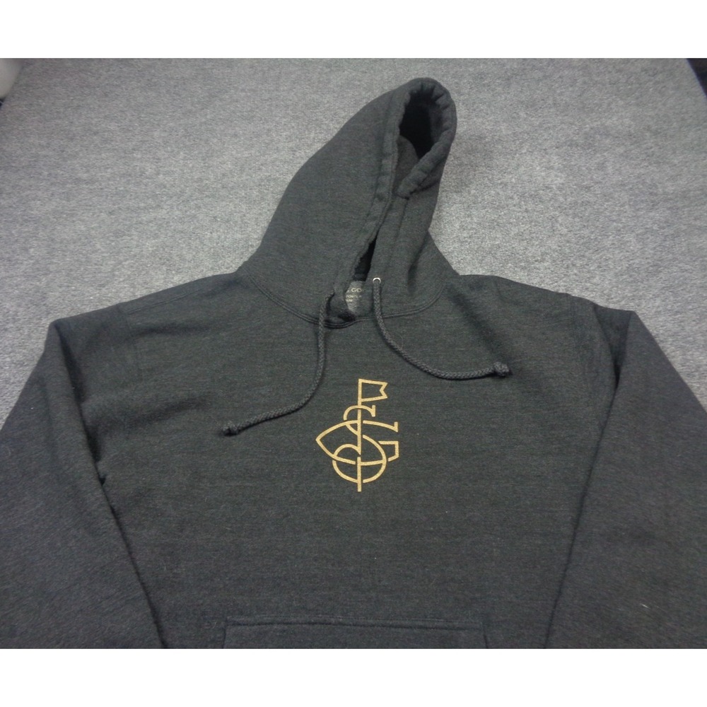 Seamus Golf Hoodie M Gray Fleece Sweatshirt Logo Portland Golf Club - Picture 4 of 10